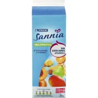 multifrutas sin azúcar EROSKI Sannia, brik 2 litros